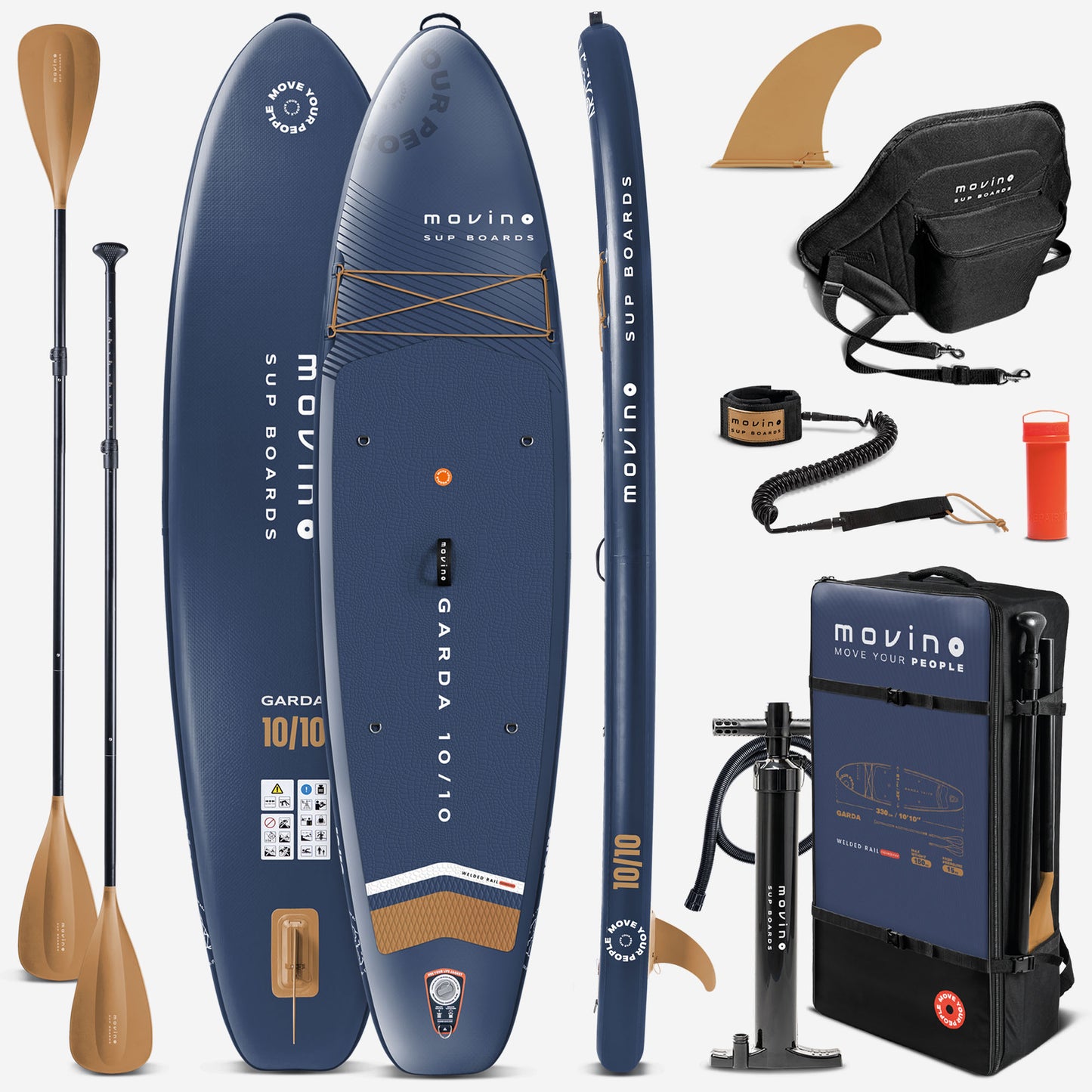 Movino GARDA Allround 10'10'' (marineblau-kupfer)