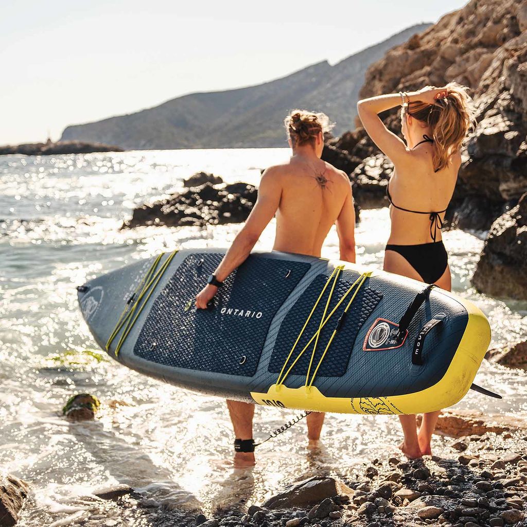 SUP-Board Movino ONTARIO Touring 12'16'' (Marineblaue-Limette)