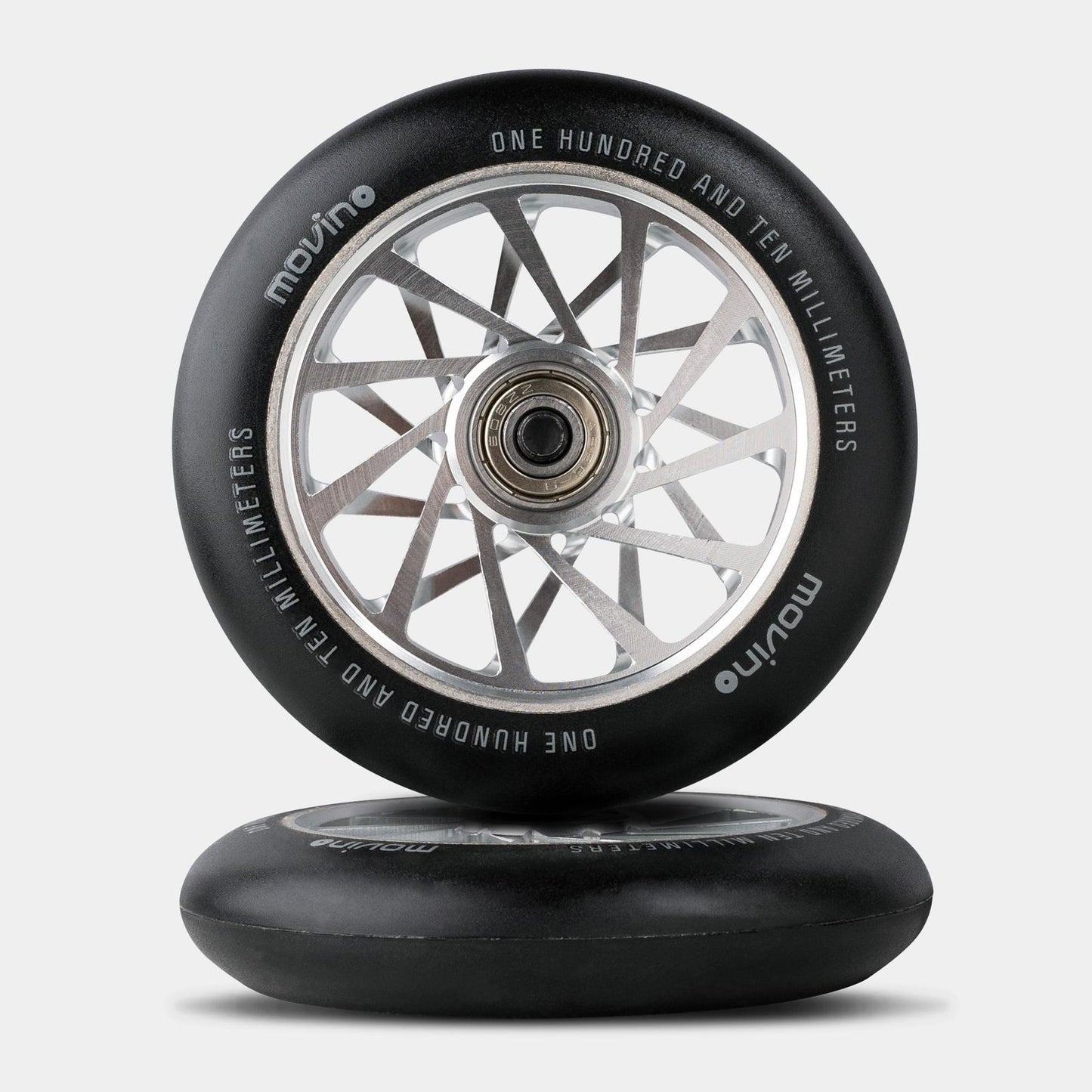 Movino Alu Core 110 mm (Schwarz-Silber)